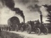 Photograph [Mataura Paper Mill equipment being moved from Gore to Mataura by traction engines]; Clayton, Charles (Gore); 1936; MT2011.185.53