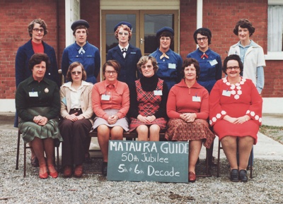 Photograph [Mataura Girl Guides, 50th Jubilee]; unknown photographer; 1978; MT2017.2.3 