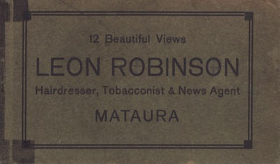 Album, postcard [Leon Robinson]; unknown photographer; 1932-1933; MT2012.5.7