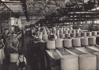 Photograph, 2 of 19, Mataura Dairy Factory Album [Cheese Processing Room]; unknown photographer; 1927; MT2012.139.2