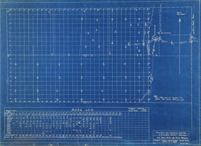Survey Blueprint [Bore Log]; Downer and Company Ltd; 1949; MT2014.33