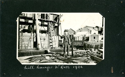 Photograph [Mataura Paper Mill, Manager, W. Ross]; unknown photographer; 1926; MT2017.21.1 