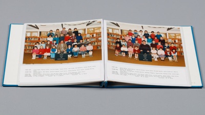 Album, photograph [Mataura School, 1987]; unknown maker; 1987; MT1995.132.16