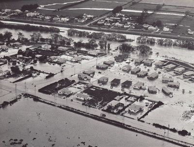 Photograph [1978 Flood, Corner of Kana and Stuart Streets]; Henderson, Keith Raymond; 1973; MT2017.18.12 