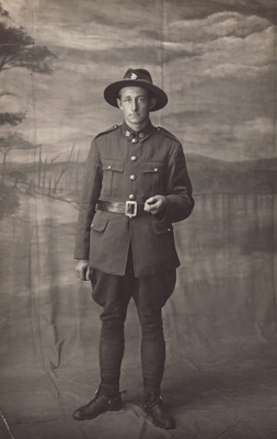 Photograph [Trooper John Malcolm Taylor]; unknown photographer; 1917-1918; MT2014.18.7