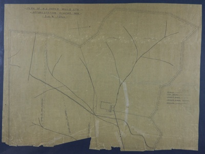 Survey  Plan [Mataura Paper Mill Afforestation Scheme]; unknown maker; 1929; MT2014.42