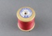 Sewing thread on spool; red cotton.; Carriers; 1940-1950; MT2012.105.2