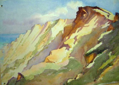 Cromer Cliffs; Andrews, Sybil; 1923; BSEMS: 1992.53