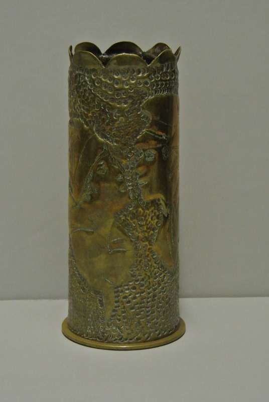 First World War trench art shell casing; circa 1914-1919; QWHA2015-25 ...