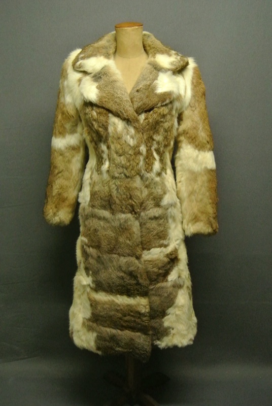 full length rabbit coat