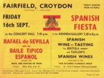 FLYER SPANISH FIESTA; SEP 1966; 196609BK