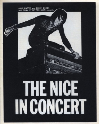 PROGRAMME THE NICE; MAY 1970; 197005BB