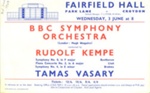 FLYER CLASSICAL BBC SYMPHONY ORCHESTRA; JUN 1964; 196406BI