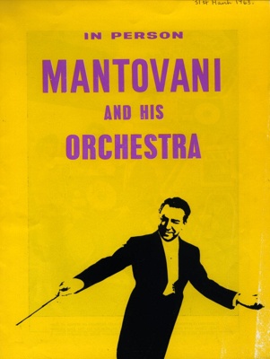 PROGRAMME MANTOVANI; MAR 1963; 196303BQ