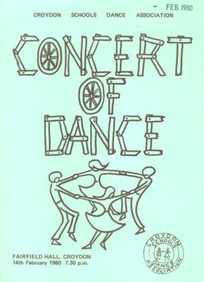 PROGRAMME CROYDON SCHOOLS DANCE ASSOCIATIONS; FEB 1980; 198002FC 
