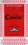 PROGRAMME CROYDON STAGERS CAMELOT; MAY 1972; 197205BE