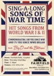 SING-A-LONG SONGS OF WARTIME - FLYER; MAY 2014; 201405NL