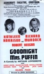 FLYER GOODNIGHT MRS PUFFIN RICHARD MURDOCH; SEP 1970; 197009BE