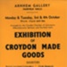FLYER EXHIBITION OF CROYDON MADE GOODS; OCT 1966; 196610BW