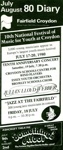 DIARY COVER NATIONAL YOUTH MUSIC FESTIVAL JULIAN LLOYD WEBBER; JUL 1980; 198007FG