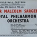 FLYER CLASSICAL ROYAL PHILHARMONIC ORCHESTRA MALCOLM SARGENT; MAR 1965; 196503BM