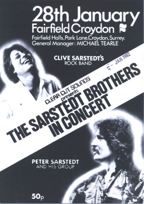 PROGRAMME MUSIC SARSTEDT BROTHERS; JAN 1982; 198201FA
