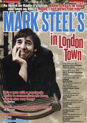 MARK STEEL'S IN LONDON TOWN - LEAFLET

; FEB 2014; 201402NQ
