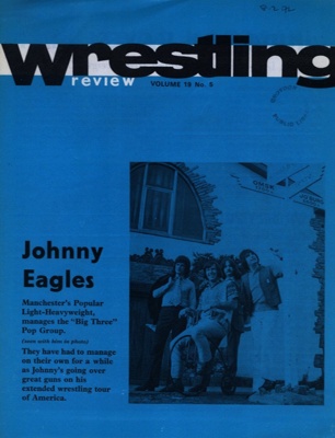 PROGRAMME WRESTLING JOHNNY EAGLES; FEB 1972; 197202BE