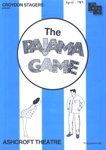 PROGRAMME MUSICAL THE PAJAMA GAME CROYDON STAGERS; APR 1989; 198904FA 
