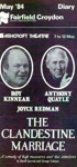 FAIRFIELD DIARY COVER RAY KINNEAR ANTHONY QUAYLE JOYCE REDMAN; MAY 1984; 198405FA 