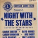 FLYER CROYDON LIONS NIGHT WITH THE STARS CHARLIE CHESTER CARDEW ROBINSON JACK DOUGLAS DICK EMERY; OCT 1967; 196710