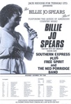 PROGRAMME MUSIC BILLIE JO SPEARS TOUR DATES; NOV 1981; 198111FI 