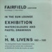 FAIRFIELD FLYER ART EXHIBITION HORACE MANN LIVENS; DEC 1965; 196512BC
