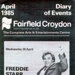 FAIRFIELD DIARY COVER FREDDIE STAR; APR 1985; 198504FA