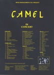 PROGRAMME MUSIC CAMEL TOUR DATES; MAR 1981; 198103FE