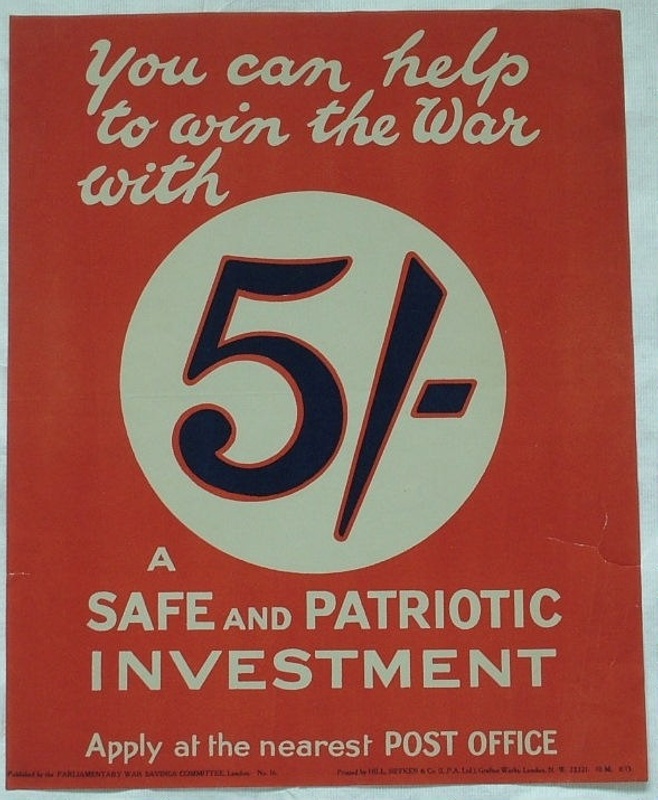 World War 1 Poster; Hill, Siffkin & Co., (i.p.a. Ltd.), Grafton Works 