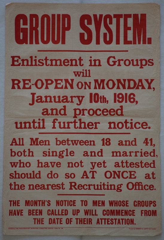 World War 1 Recruitment Poster Roberts And Leete London 1915 2014