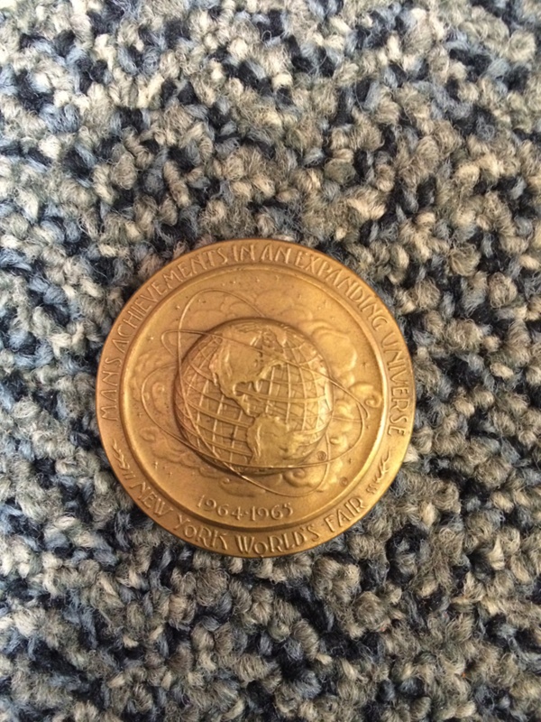 Rex Peery 300th Anniversary of the New York World's Fair coin; I465 eHive