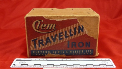 vintage travel iron clem