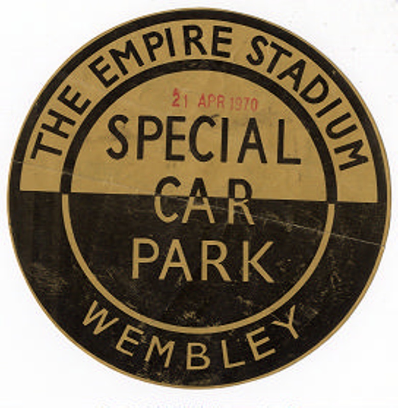 car-parking-permit-wembley-stadium-1970-12419-ehive