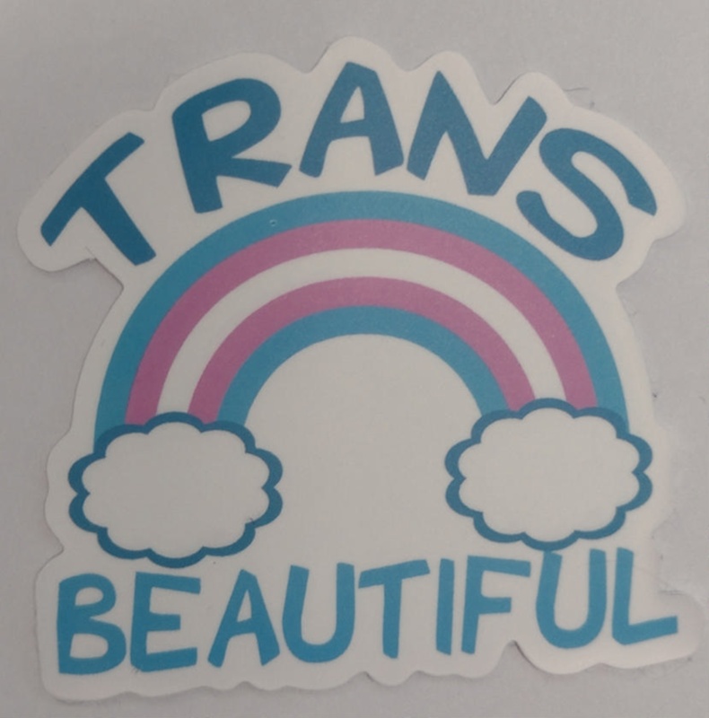 Trans beautiful sticker; c.2024; 2024.294.14 | eHive