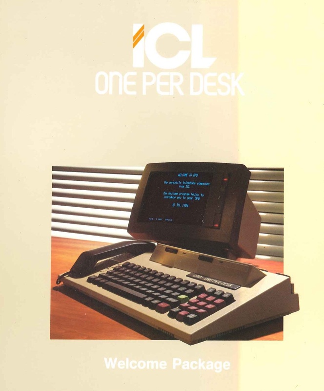 Welcome package; ICL; 1984; 2019.14.12 | eHive