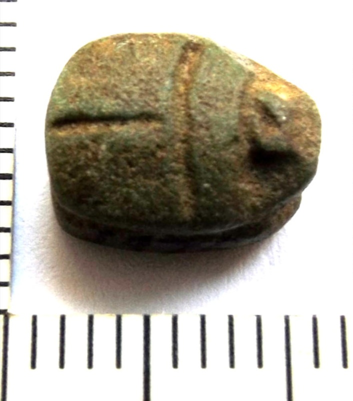 Scarab amulet of Bastet; 730-332 BC; Egypt; 2866/1 | eHive