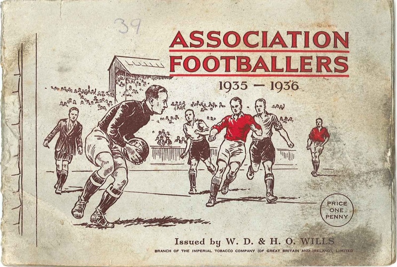 footballers tobacco Association Footballers 1935-1936 Booklet; W.D. & H.O. Wills Imperial  Tobacco Co