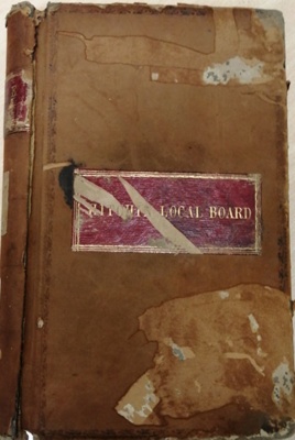 Minute book for the Local Board of the Urban Sanitary District 1873-1877; Local Board of the Urban Sanitary District of Hitchin; 1873; 2021.19.5