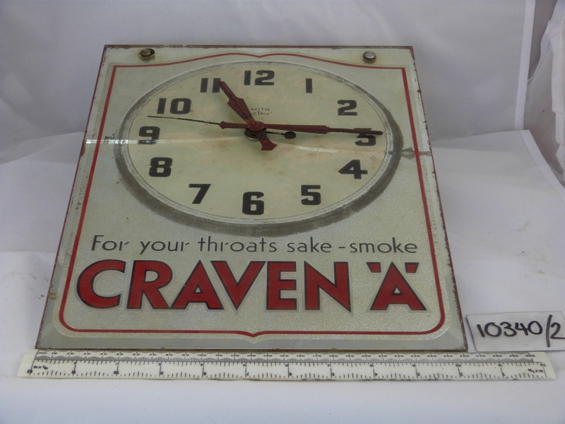 Advertising Clock; 19501965; 10340/2 eHive