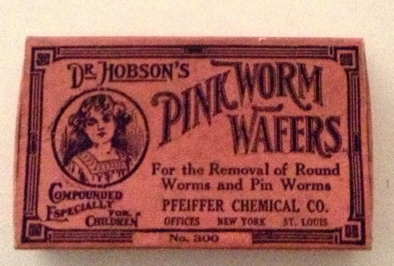 Dr. Hobson's Pink Work Wafers; Pfeiffer Chemical Company; Late 1800s