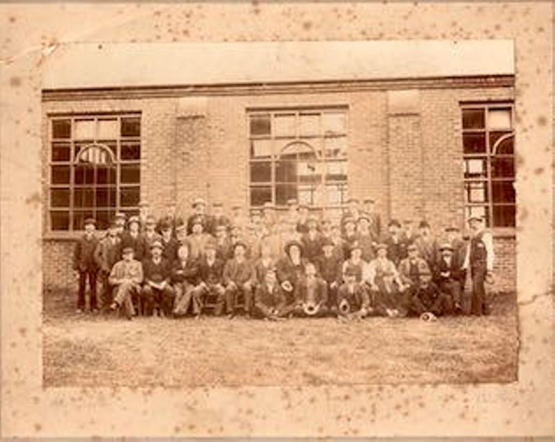 Caistor Town Hall & Bowling Green Photograph Mounted on Card; C244 eHive