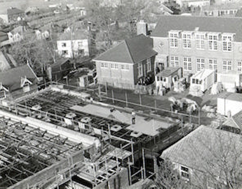 Caistor Grammar School Construction of the Manning Building; John
