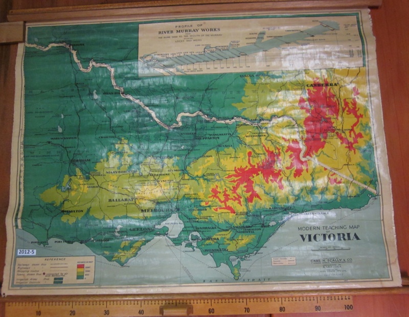 Modern Teaching Map of Victoria; Chas H. Scally and Co; 20125 eHive